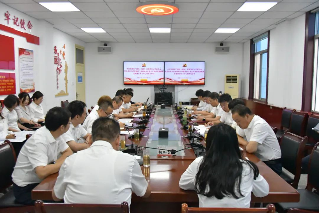 龍鋼集團(tuán)黨委開展學(xué)習(xí)貫徹習(xí)近平新時(shí)代中國特色社會主義思想主題教育專題民主生活會會前集中學(xué)習(xí)