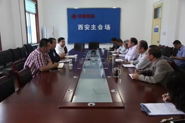 西安市大興新區土門管委會到龍鋼集團進行專題交流