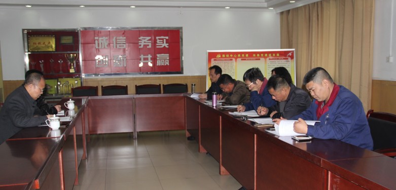 李武強指導同興公司領導班子“兩學一做”學習教育專題民主生活會