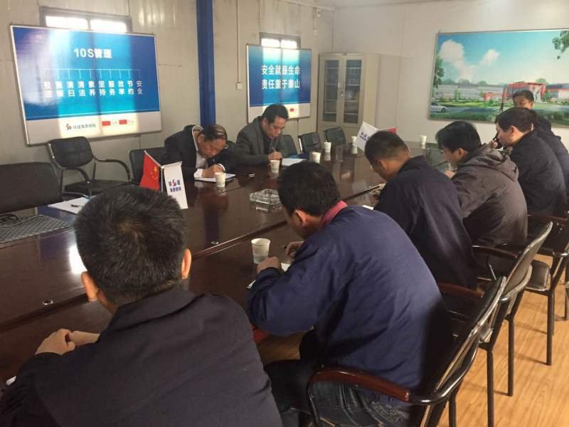 龍鋼集團領導到禹蕭鋼構公司調研指導工作