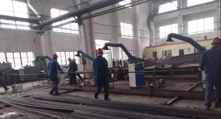 龍鋼集團鋼加公司鋼筋網籠及鋼結構件生產熱火朝天 龍鋼集團鋼加公司鋼筋網籠及鋼結構件生產熱火朝天