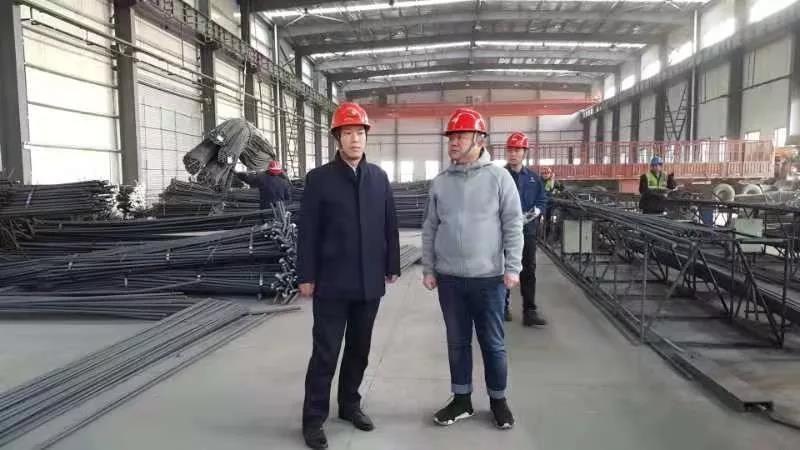 楊召朋深入鋼加公司韓城基地調研 楊召朋深入鋼加公司韓城基地調研